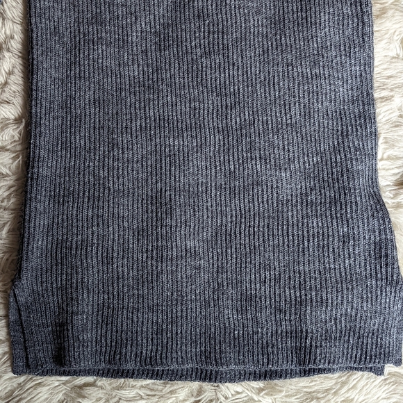 EUC J. Crew Open Tie Back Alpaca Blend Sweater Dress in Gray - Picture 4 of 16